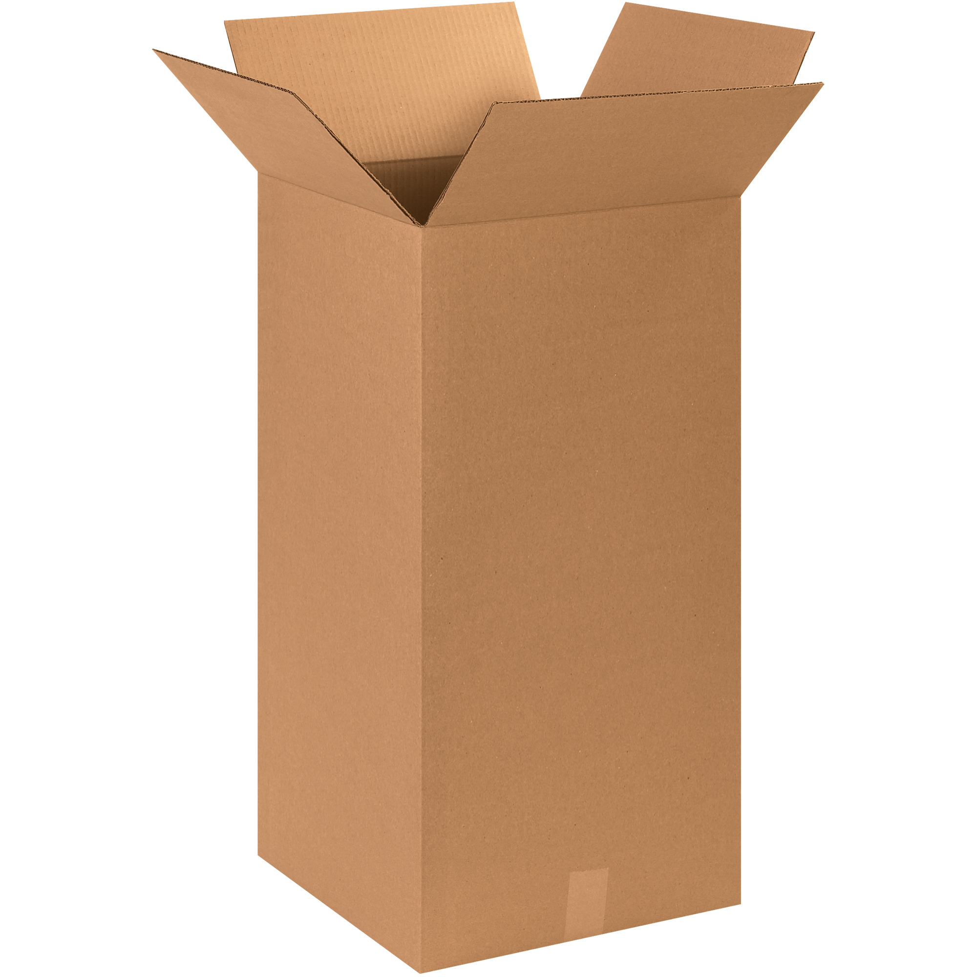 Tall Corrugated Boxes, 15" x 15" x 30", Kraft, 15/Bundle; 120/Skid
