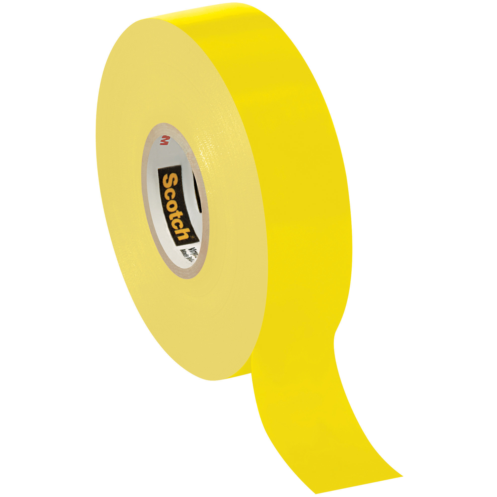 3M™ 35 Colored Electrical Tape, 7 Mil, 3/4" x 66', Yellow, 10/Case