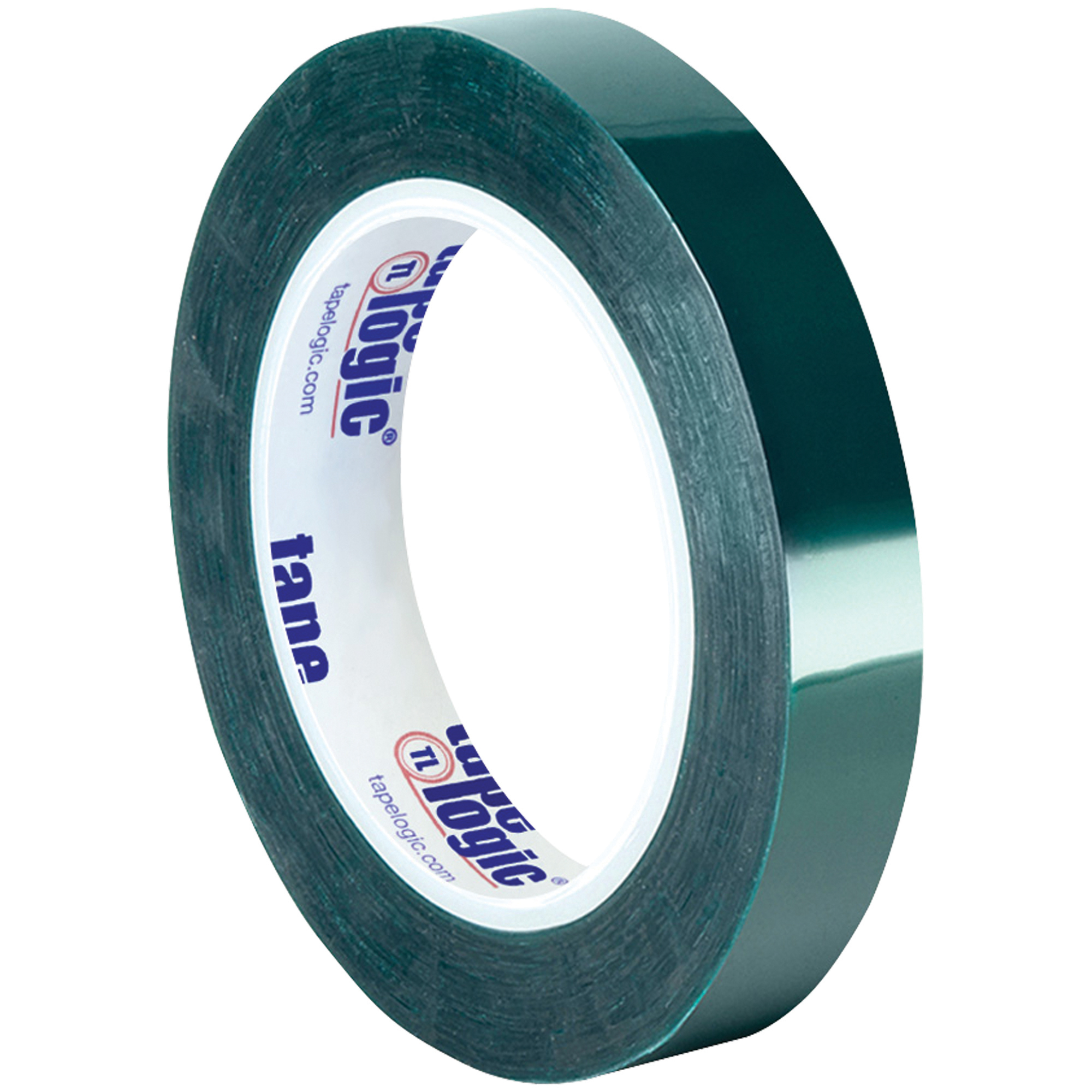 Tape Logic® PET Tape, 1" x 72 yds., Green, 2/Case