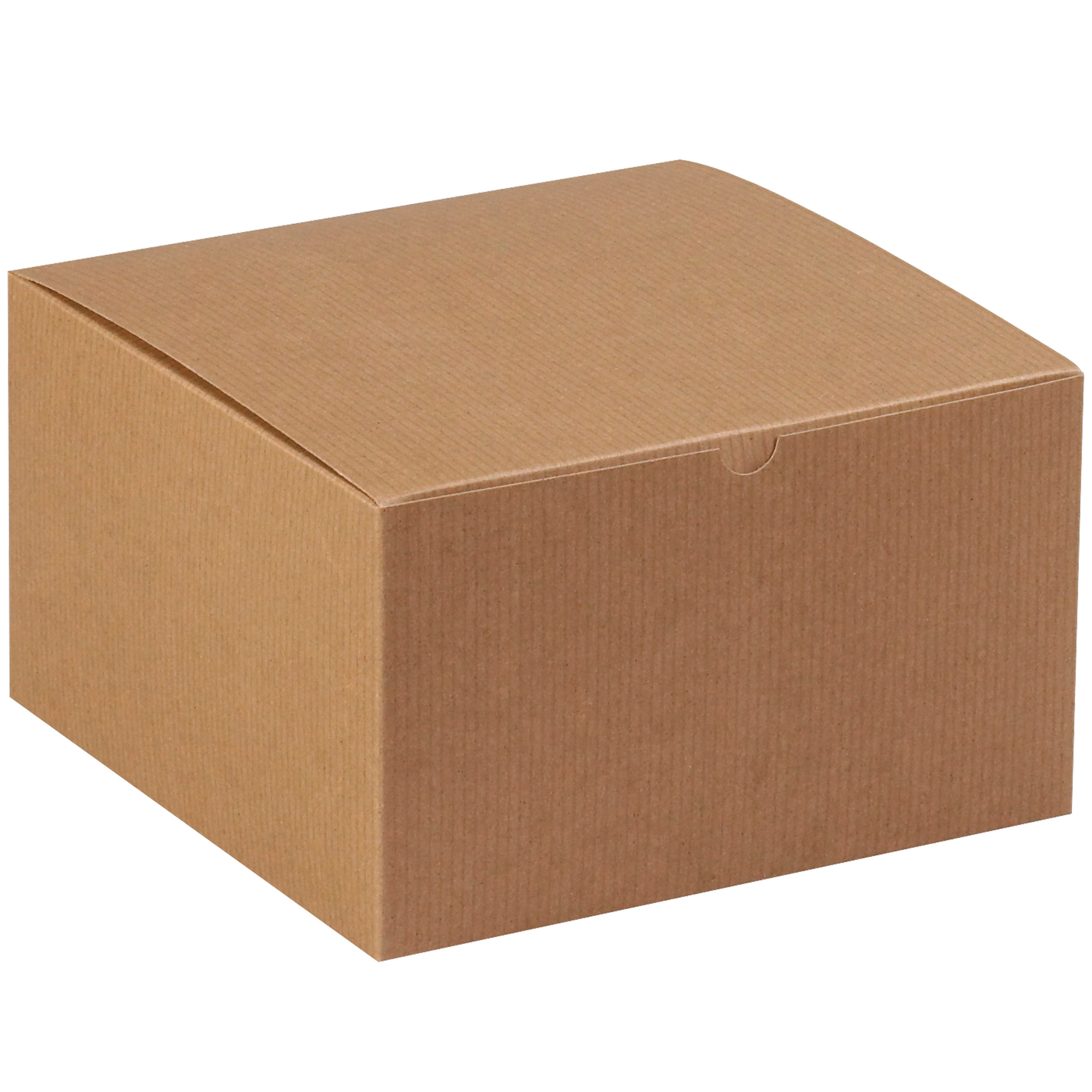 Gift Boxes, 10" x 10" x 6", Kraft, 50/Case