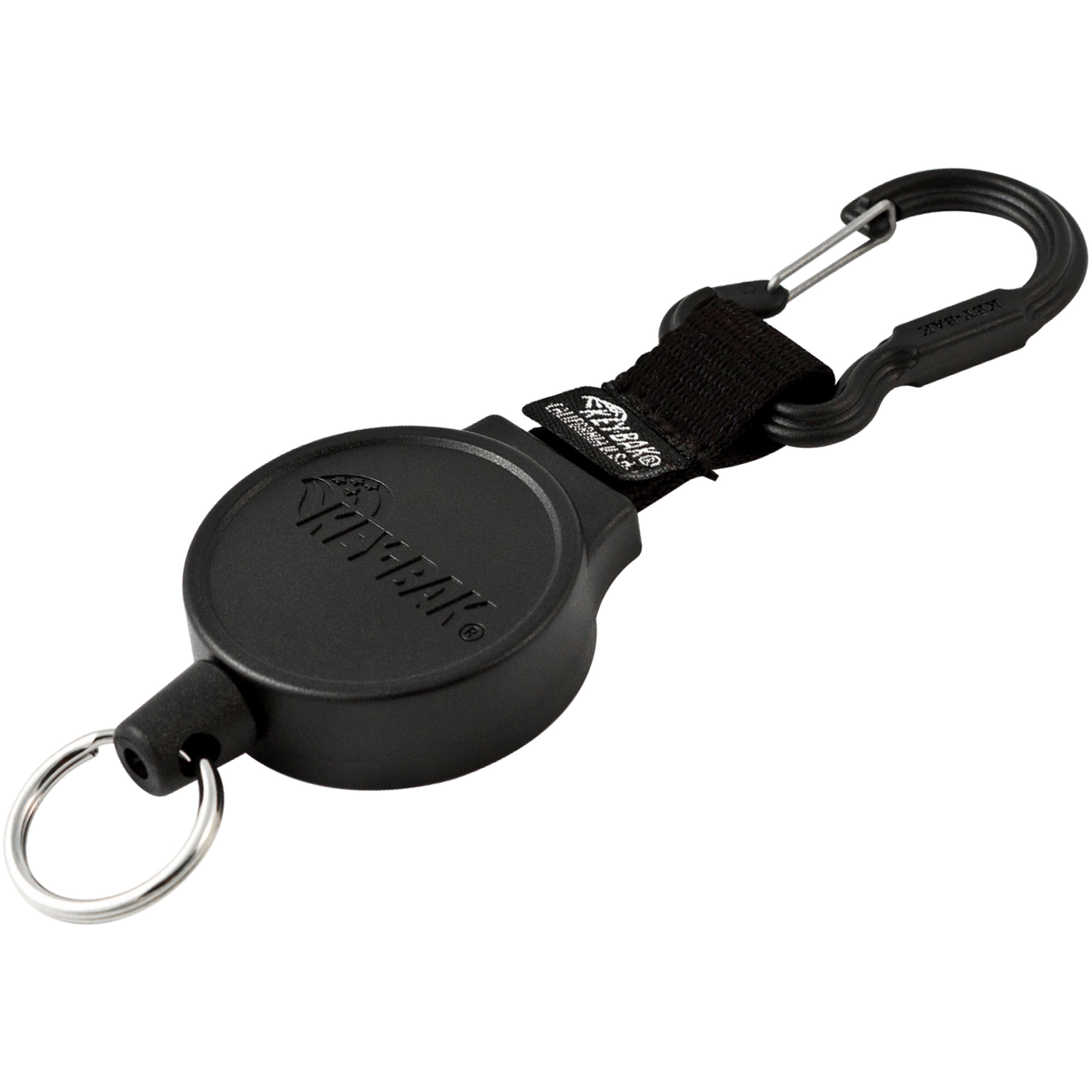Securit™ Heavy-Duty Retractable Key Holder, Black, 2/Case