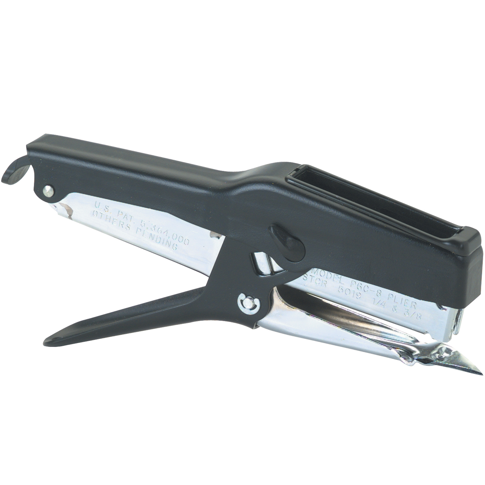 Industrial Sword Point Stapler, Black, 1/Each