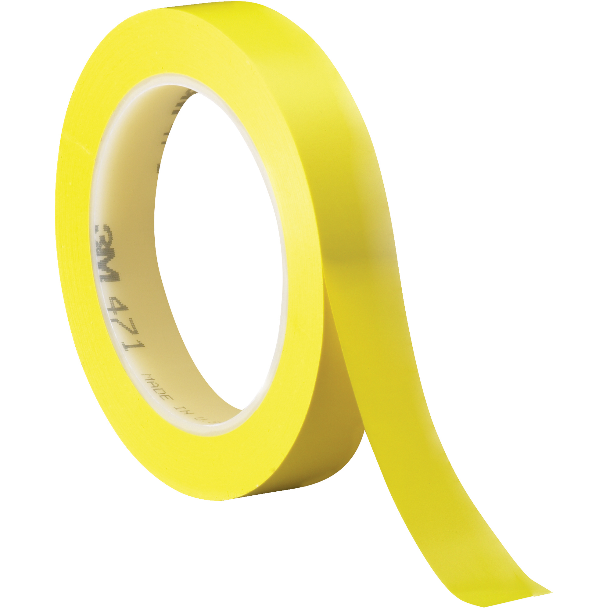 3M™ 471 Vinyl Tape, 5.2 Mil, 3/4" x 36 yds., Yellow, 3/Case
