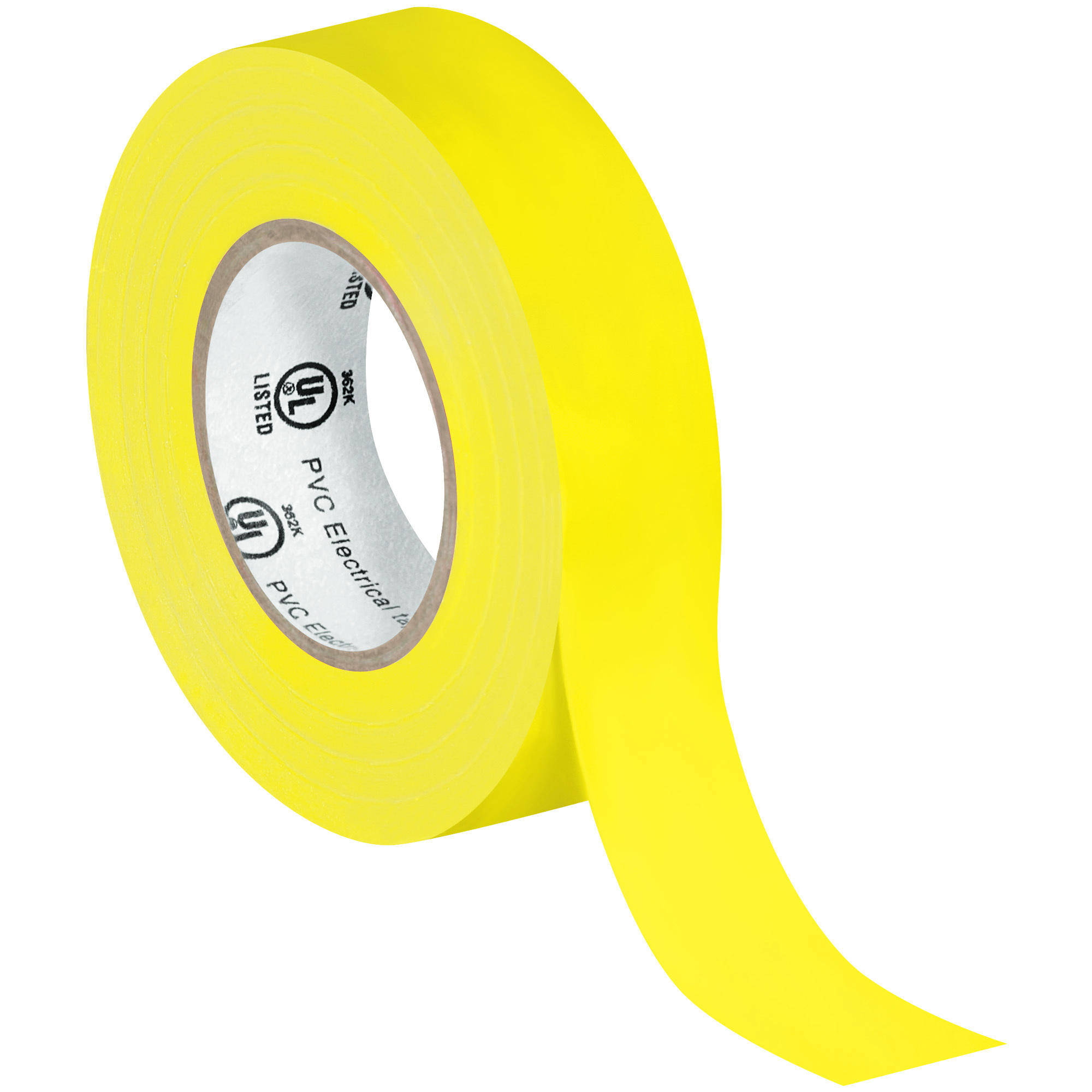 Electrical Tape, 7.0 Mil, 3/4"x 20 yds., Yellow, 200/Case