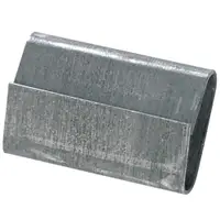 Steel Strapping Seals, Closed/Thread On Regular Duty, 5/8", Silver, 5000/Case