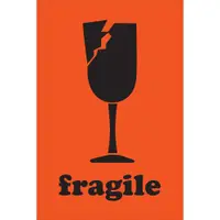 2 x 3" - "Fragile" Labels 1 ROLL