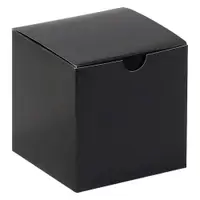 Gift Boxes, 4" x 4" x 4", Black Gloss, 100/Case