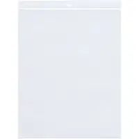 Reclosable 2 Mil Poly Bags w/Hang Hole, 2" x 3", Clear, 1000/Case