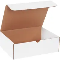 Literature Mailers, 12-1/8" x 9-1/4" x 4", White, 20/Bundle