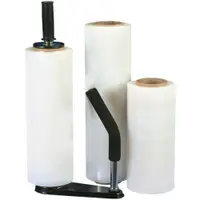 Blown Hand Stretch Film, 12" x 80 Gauge x 1500', Clear, 4/Case