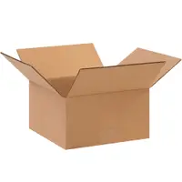 Flat Corrugated Boxes, 11" x 11" x 5", Kraft, 25/Bundle; 500/Skid