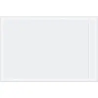 Tape Logic® "Clear Face" Document Envelopes, 6" x 9", Clear, 1000/Case
