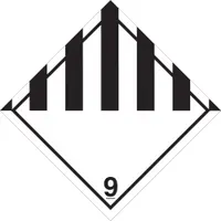 Tape Logic® Labels, "Miscellaneous - 9", 4" x 4", Black/White, 500/Roll