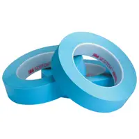 3M™ 215 Masking Tape, 4.7 Mil, 1/2" x 60 yds., Blue, 3/Case