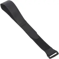 Velcro® Cinch Straps, 1" x 18", Black, 25/Case