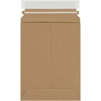 Stayflats Plus® Self-Seal Mailers, 6" x 8", Kraft, 100/Case