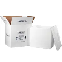 Insulated Shipping Kits, 18" x 14" x 19", White, 1/Case