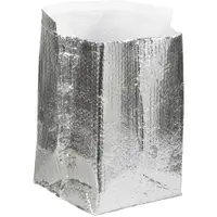 Insulated Box Liners, 10" x 10" x 10", Silver, 25/Case