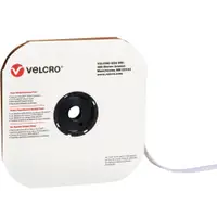 Velcro® Tape, Individual Strips, Hook, 5/8" x 75', White, 1/Case