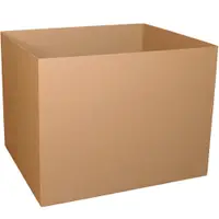 Triple Wall Gaylord Bottoms, 48" x 40" x 48", Kraft, 5/Bundle; 30/Skid
