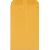 Gummed Envelopes, 6 1/2" x 9 1/2", Kraft, 2500/Case