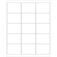 Tape Logic® Laser Labels, Rectangle, 2.6875" x 2", White, 1500/Case