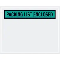 Tape Logic® "Packing List Enclosed" Envelopes, 7" x 5 1/2", Green, 1000/Case