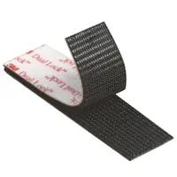 3M™ Dual Lock™ Fasteners, 1" x 150', Black, 2/Case