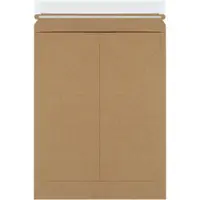 Stayflats Plus® Self-Seal Mailers, 9" x 11-1/2", Kraft, 100/Case