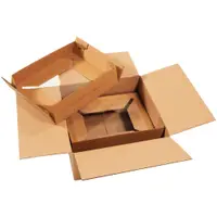 Laptop Shipping System 17" x 17" x 8", Kraft, 5/Bundle