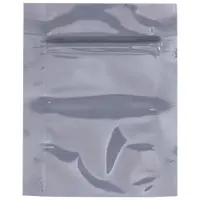 Unprinted Reclosable Static Shielding Bags, 2" x 3", Transparent, 100/Case