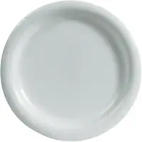 Paper Plates, Medium-Duty, 9", White, 500/Case