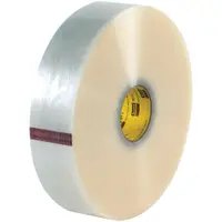 3M™ 371 Carton Sealing Tape, 1.9 Mil, 2" x 1500 yds., Clear, 6/Case