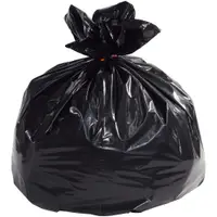 Contractor's Bag, 56 Gallon, 3.0 Mil., 46" x 50", Black, 100/Case