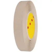 3M™ 9627 Adhesive Transfer Tape, Hand Rolls, 5.0 Mil, 1" x 60 yds., Clear, 36/Case