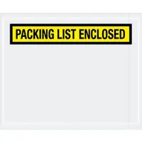 Tape Logic® "Packing List Enclosed" Envelopes, 4 1/2" x 5 1/2", Yellow, 1000/Case