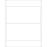 Vinyl Envelope Insert Cards, 4" x 8", White, 100/Case