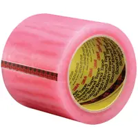 3M™ 821 Label Protection Tape, 2.5 Mil, 4" x 72 yds., Pink, 8/Case