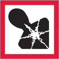 Tape Logic® Pictogram Labels, "Health Hazard, 2" x 2", Red/White/Black, 500/Roll