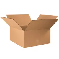 Double Wall Boxes, 22" x 22" x 12", Kraft, 10/Bundle; 90/Skid