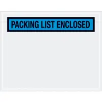 Tape Logic® "Packing List Enclosed" Envelopes, 7" x 5 1/2", Blue, 1000/Case