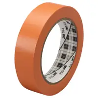 3M™ 764 Vinyl Tape, 5.0 Mil, 1" x 36 yds, Orange, 36/Case