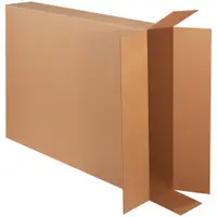 Side Loading Boxes, 40" x 8" x 50", Kraft, 5/Bundle; 120/Skid
