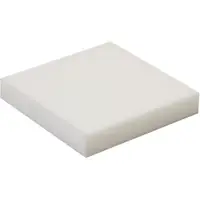 Soft Foam Sheets, 1" x 6" x 6", White, 96/Case