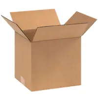 Corrugated Boxes, 9" x 8" x 8", Kraft, 25/Bundle; 500/Skid