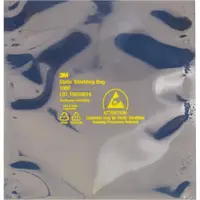 Open End Static Shielding Bags, 12" x 12", Transparent, 100/Case