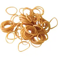 Rubber Bands, 1/16" x 1 1/4", Brown, 10 Lbs./Case