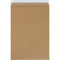 Stayflats Plus® Self-Seal Mailers, 13" x 18", Kraft, 100/Case