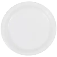 Paper Plates, 7" Medium-Duty, White, 200/Case