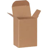 Reverse Tuck Folding Cartons, 2" x 1 1/4" x 3", Kraft, 1000/Case